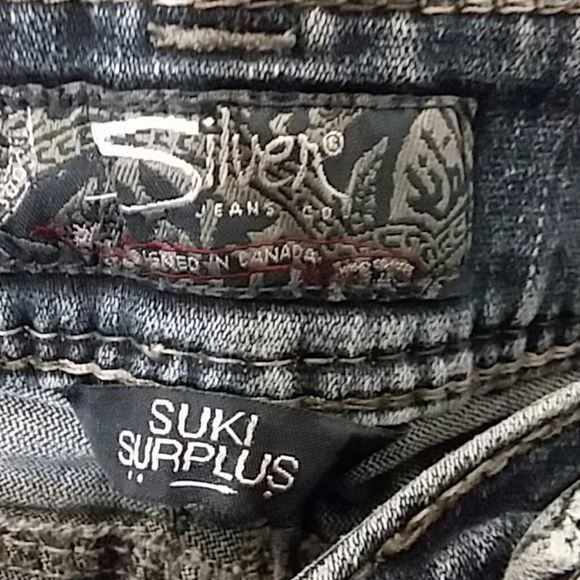 Silver Jeans Suki blue jeans women's size 30Wx30L indigo mid rise medium washed - Picture 5 of 9
